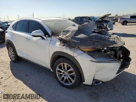 2015 Lexus NX 200t with VIN JTJYARBZ7F2004122, listed as a Copart auction lot 49131895 with 0 mi miles and Salvage Title. Bid and sale history available at carsss.com. Image 4.