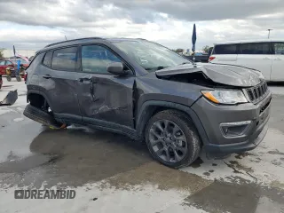 2021 Jeep Compass 80th Anniversary with VIN 3C4NJCEB9MT563622, listed as a Copart auction lot 45379235 with 45,790 mi miles and Non Repairable. Bid and sale history available at carsss.com. Image 4.