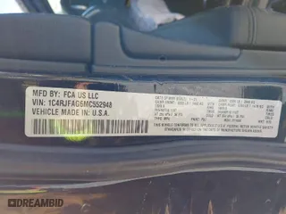 2021 Jeep Grand Cherokee Laredo X with VIN 1C4RJFAG6MC552948, listed as a IAAI auction lot 41462170 with 39,179 mi miles. Bid and sale history available at carsss.com. Image 9.
