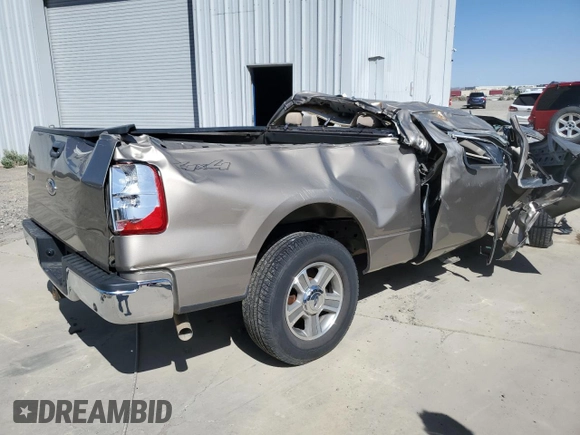 2005 Ford F-150 XLT with VIN 1FTPX145X5NA53322, listed as a Copart auction lot 54584834 with 0 mi miles and Non Repairable. Bid and sale history available at carsss.com. Image 3.
