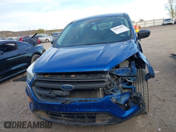 2017 Ford Escape S with VIN 1FMCU0F74HUC10414, listed as a IAAI auction lot 40830488 with 196,574 mi miles. Bid and sale history available at carsss.com. Image 12.