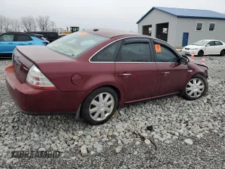 2008 Ford Taurus Limited with VIN 1FAHP25W48G181538, listed as a Copart auction lot 84395344 with Not Provided miles and Salvage Title. Bid and sale history available at carsss.com. Image 3.
