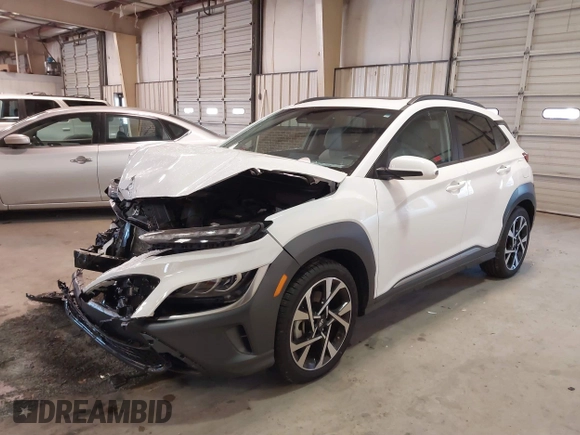 2023 Hyundai Kona Limited with VIN KM8K53A34PU007861, listed as a IAAI auction lot 41003035 with 5,759 mi miles. Bid and sale history available at carsss.com. Image 17.