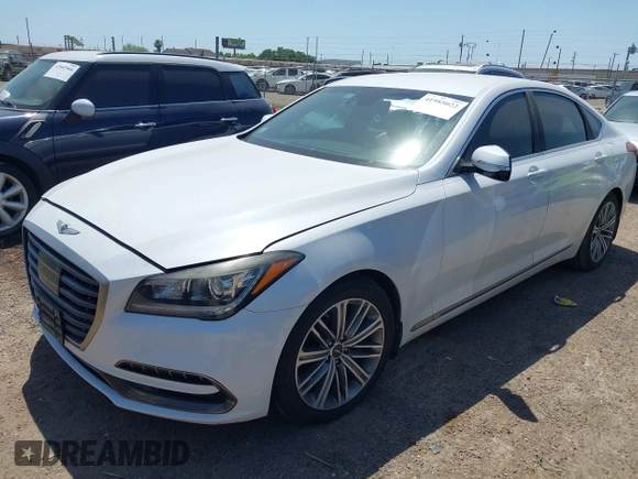 2019 Genesis G80 3.8L z VIN KMTFN4JE1KU313424, wystawiony jako IAAI lot #41985022 z przebiegiem Nie podano mil oraz . Historia ofert i sprzedaży dostępna na DreamBid. Obrazek 2.