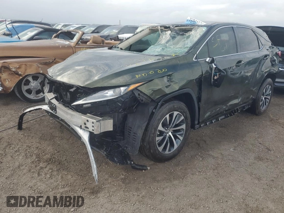 2021 Lexus RX 350 with VIN 2T2AZMAA2MC210874, listed as a Copart auction lot 76961874 with Not provided miles and Non repairable. Bid and sale history available at DreamBid. Image 1.