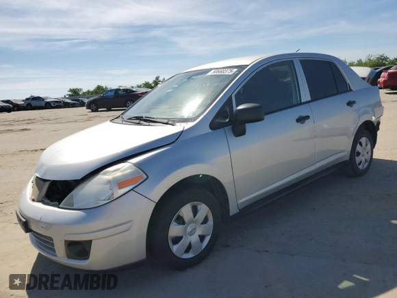 2010 Nissan Versa 1.6 with VIN 3N1CC1AP0AL421780, listed as a Copart auction lot 50660375 with 63,759 mi miles and Salvage Title. Bid and sale history available at carsss.com. Image 1.