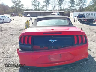 2018 Ford Mustang EcoBoost Premium with VIN 1FATP8UH6J5136067, listed as a IAAI auction lot 41747202 with 174,000 mi miles and . Bid and sale history available at carsss.com. Image 16.