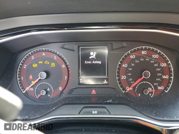 2019 Volkswagen Jetta GLI S with VIN 3VW6T7BU7KM192797, listed as a Copart auction lot 55628475 with 95,591 mi miles and Salvage Title. Bid and sale history available at DreamBid. Image 9.