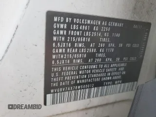 2011 Volkswagen Tiguan SE с VIN WVGBV7AX7BW560012, выставлен на аукционе Copart как лот 63031455 с пробегом 123 167 миль миль и Чистый • Clean title. История ставок и продаж доступна на DreamBid. Изображение 13.