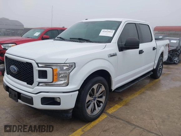 2019 Ford F-150 XL with VIN 1FTEW1C45KKE59914, listed as a IAAI auction lot 41442014 with 98,445 mi miles and . Bid and sale history available at DreamBid. Image 2.