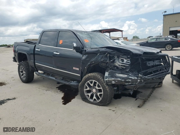 2016 GMC Sierra 1500 SLT with VIN 3GTU2NEC1GG296194, listed as a Copart auction lot 53307594 with 0 mi miles and Salvage Title. Bid and sale history available at carsss.com. Image 4.