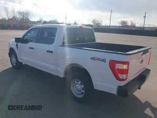 2023 Ford F-150 XL with VIN 1FTFW1ED9PFC02465, listed as a IAAI auction lot 41715526 with 21,343 mi miles. Bid and sale history available at carsss.com. Image 3.