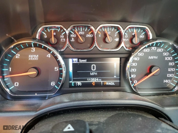 2018 Chevrolet Silverado 1500 LT with VIN 2GCVKREC3J1108934, listed as a Copart auction lot 52980245 with 113,524 mi miles and Salvage Title. Bid and sale history available at carsss.com. Image 9.