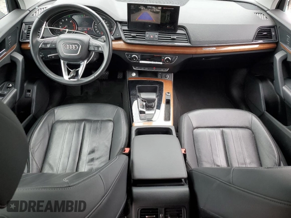 2021 Audi Q5 Premium with VIN WA1AAAFY3M2004889, listed as a Copart auction lot 56848775 with 84,071 mi miles and Salvage title. Bid and sale history available at DreamBid. Image 8.