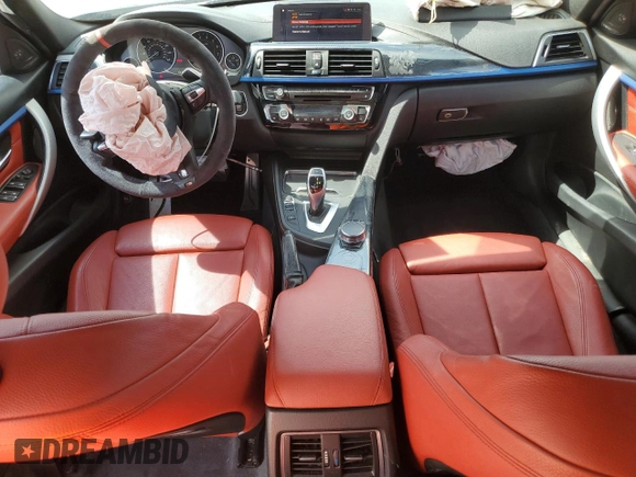 2018 BMW 3 Series 340i z VIN WBA8B3G50JNV00922, wystawiony jako Copart lot #46361935 z przebiegiem 54 430 mil mil oraz Szkoda całkowita • Salvage title. Historia ofert i sprzedaży dostępna na DreamBid. Obrazek 8.