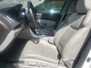 2016 Acura TLX V6 with VIN 19UUB2F35GA001837, listed as a Copart auction lot 49124445 with 0 mi miles and Salvage Title. Bid and sale history available at carsss.com. Image 7.