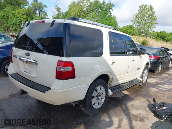 2008 Ford Expedition Limited with VIN 1FMFU20598LA15978, listed as a IAAI auction lot 42187942 with 185,814 mi miles and . Bid and sale history available at DreamBid. Image 4.