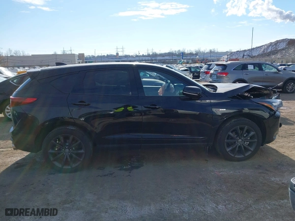 2025 Acura RDX w/A-Spec Package with VIN 5J8TC2H61SL009902, listed as a IAAI auction lot 41378429 with 1,002 mi miles. Bid and sale history available at carsss.com. Image 13.