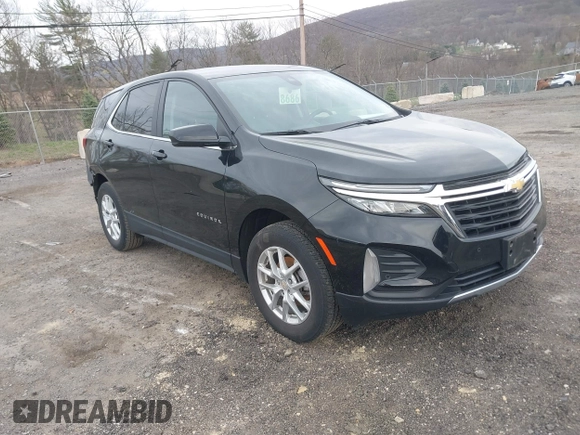 2023 Chevrolet Equinox LT with VIN 3GNAXUEG9PL268580, listed as a IAAI auction lot 42062217 with 30,306 mi miles and . Bid and sale history available at DreamBid. Image 1.