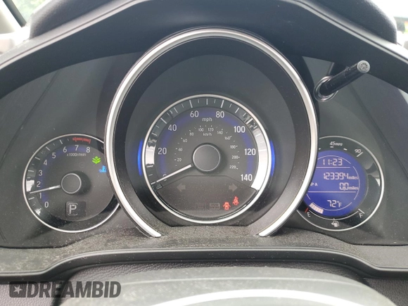 2015 Honda Fit EX-L with VIN 3HGGK5H88FM784984, listed as a Copart auction lot 61586085 with 123,394 mi miles and Salvage title. Bid and sale history available at DreamBid. Image 9.
