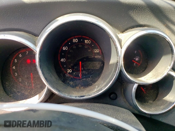 2005 Pontiac Vibe with VIN 5Y2SL63895Z455243, listed as a Copart auction lot 57243005 with 206,276 mi miles and Salvage title. Bid and sale history available at DreamBid. Image 9.