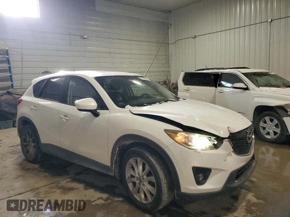 2013 Mazda CX-5 Grand Touring with VIN JM3KE4DE0D0105965, listed as a Copart auction lot 45732435 with 212,043 mi miles and Salvage Title. Bid and sale history available at carsss.com. Image 4.