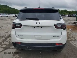 2024 Jeep Compass Limited with VIN 3C4NJDCN7RT166260, listed as a Copart auction lot 58562245 with 1,836 mi miles and Salvage title. Bid and sale history available at DreamBid. Image 6.
