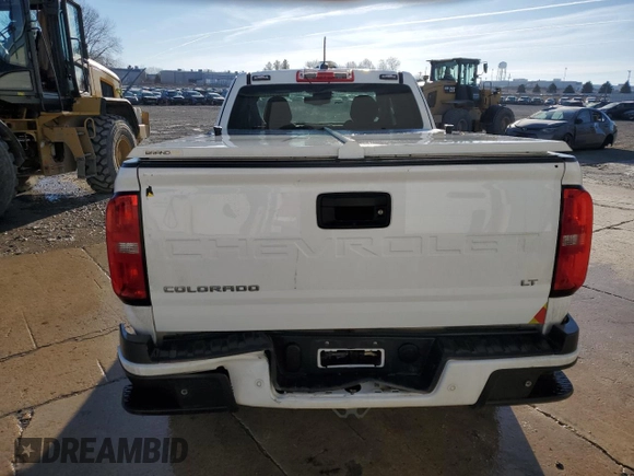 2022 Chevrolet Colorado 2WD LT with VIN 1GCHSCEA2N1220290, listed as a Copart auction lot 87701335 with 20,770 mi miles and Clean Title. Bid and sale history available at carsss.com. Image 6.