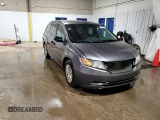 2015 Honda Odyssey LX with VIN 5FNRL5H25FB031580, listed as a Copart auction lot 48119255 with 143,552 mi miles and Salvage Title. Bid and sale history available at DreamBid. Image 15.