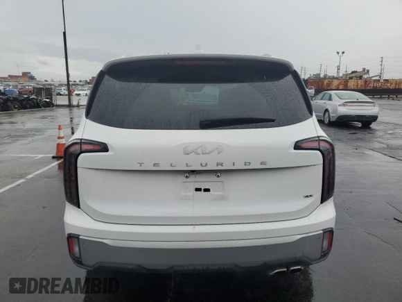 2023 Kia Telluride SX Prestige X-Line z VIN 5XYP5DGC9PG365045, wystawiony jako Copart lot #83581854 z przebiegiem 15 899 mil mil oraz Szkoda całkowita • Salvage title. Historia ofert i sprzedaży dostępna na DreamBid. Obrazek 6.