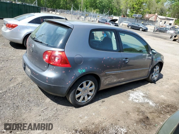 2008 Volkswagen Rabbit S with VIN WVWBA71K18W242609, listed as a Copart auction lot 54439135 with 206,083 mi miles and Salvage title. Bid and sale history available at DreamBid. Image 3.