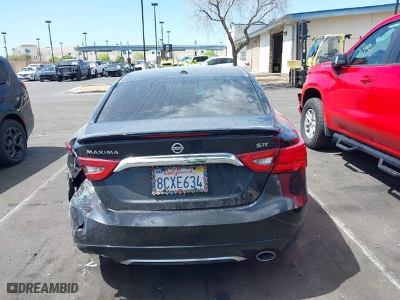 2017 Nissan Maxima SR with VIN 1N4AA6AP3HC453917, listed as a IAAI auction lot 41943615 with 114,048 mi miles. Bid and sale history available at carsss.com. Image 17.