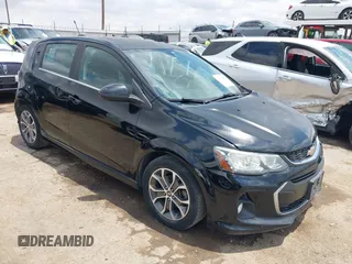 2017 Chevrolet Sonic LT with VIN 1G1JD6SHXH4177764, listed as a IAAI auction lot 42358642 with 105,409 mi miles and . Bid and sale history available at DreamBid. Image 1.