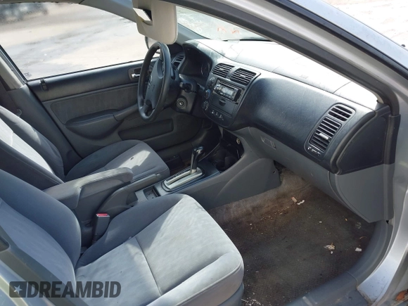 2003 Honda Civic LX with VIN 2HGES16513H531833, listed as a IAAI auction lot 41863960 with 1 mi miles. Bid and sale history available at carsss.com. Image 5.