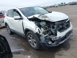 2017 Honda CR-V EX-L with VIN 2HKRW2H80HH690472, listed as a IAAI auction lot 41856777 with 162,455 mi miles. Bid and sale history available at carsss.com. Image 1.