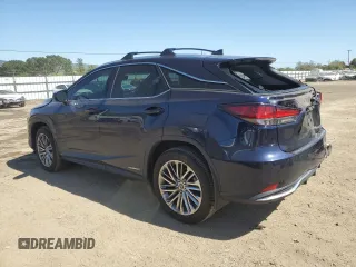 2022 Lexus RX 450h with VIN 2T2JGMDA3NC092983, listed as a Copart auction lot 52555535 with 14,140 mi miles and Salvage title. Bid and sale history available at DreamBid. Image 2.