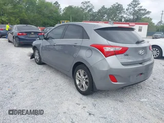 2013 Hyundai Elantra GT with VIN KMHD35LE8DU033254, listed as a IAAI auction lot 41956469 with 98,484 mi miles. Bid and sale history available at carsss.com. Image 3.