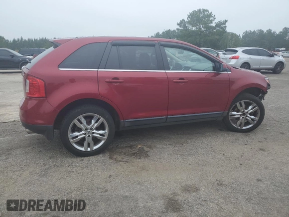 2013 Ford Edge Limited with VIN 2FMDK3KC6DBE15750, listed as a Copart auction lot 55727365 with 169,368 mi miles and Salvage title. Bid and sale history available at DreamBid. Image 3.