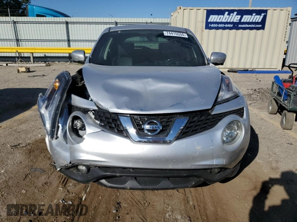 2016 Nissan Juke SL with VIN JN8AF5MR4GT602602, listed as a Copart auction lot 74415534 with 115,865 mi miles and Salvage Title. Bid and sale history available at carsss.com. Image 5.