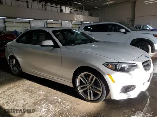 2016 BMW 2 Series 228i xDrive with VIN WBA1G9C59GV726574, listed as a Copart auction lot 44238955 with 95,829 mi miles and Salvage Title. Bid and sale history available at carsss.com. Image 4.
