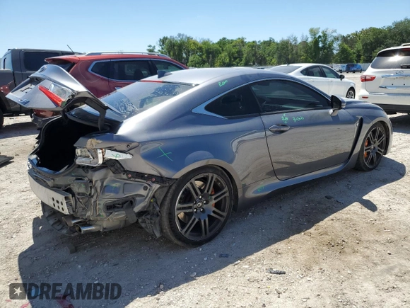2017 Lexus RC F F z VIN JTHHP5BC1H5005871, wystawiony jako Copart lot #49729704 z przebiegiem 40 027 mil mil oraz . Historia ofert i sprzedaży dostępna na DreamBid. Obrazek 3.