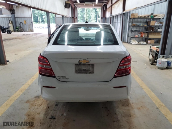 2017 Chevrolet Sonic LS with VIN 1G1JA5SHXH4127756, listed as a Copart auction lot 69483434 with 96,268 mi miles and Salvage Title. Bid and sale history available at carsss.com. Image 6.