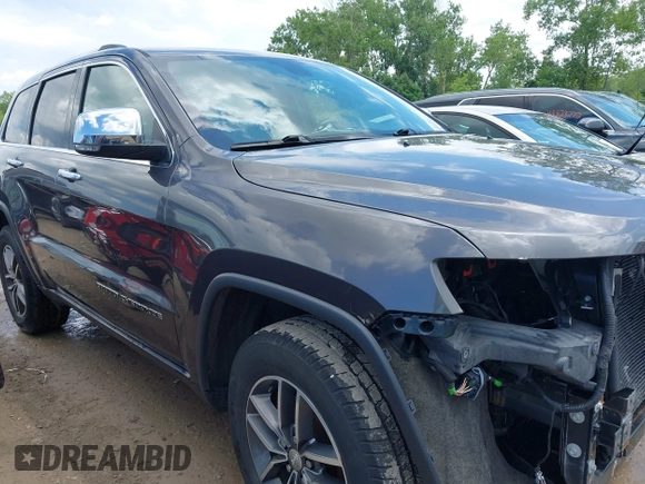 2017 Jeep Grand Cherokee Limited with VIN 1C4RJFBG4HC776952, listed as a IAAI auction lot 42607220 with 82,142 mi miles and . Bid and sale history available at DreamBid. Image 14.