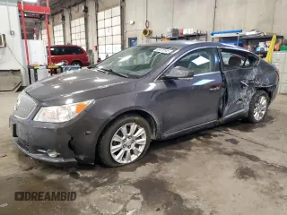 2012 Buick LaCrosse Leather with VIN 1G4GC5ER7CF371969, listed as a Copart auction lot 45970545 with 107,998 mi miles and Salvage Title. Bid and sale history available at carsss.com. Image 1.