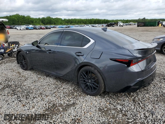 2022 Lexus IS 350 F Sport z VIN JTHSZ1B28N5052049, wystawiony jako Copart lot #55454785 z przebiegiem 42 035 mil mil oraz Szkoda całkowita • Salvage title. Historia ofert i sprzedaży dostępna na DreamBid. Obrazek 2.
