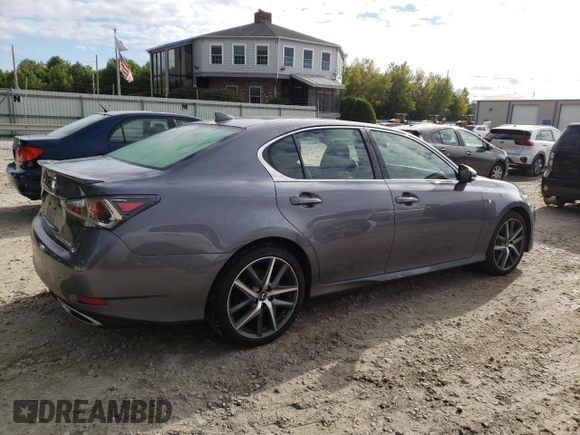 2016 Lexus GS 350 with VIN JTHCZ1BL2GA001749, listed as a Copart auction lot 72436254 with 45,587 mi miles and Salvage Title. Bid and sale history available at carsss.com. Image 3.