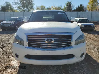 2013 Infiniti QX56 with VIN JN8AZ2NF7D9550174, listed as a Copart auction lot 79905424 with 206,101 mi miles and Salvage Title. Bid and sale history available at carsss.com. Image 5.