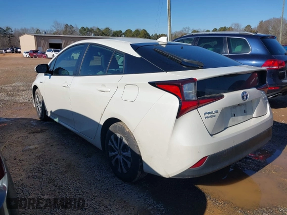 2020 Toyota Prius LE with VIN JTDL9RFU5L3014612, listed as a IAAI auction lot 41366027 with 50,153 mi miles and . Bid and sale history available at DreamBid. Image 3.