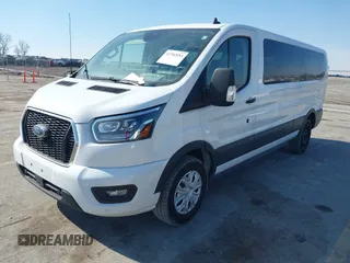 2023 Ford Transit Passenger XL with VIN 1FBAX2YG7PKA45159, listed as a IAAI auction lot 41702053 with 41,826 mi miles and . Bid and sale history available at DreamBid. Image 2.