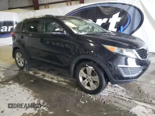 2011 Kia Sportage LX with VIN KNDPB3A29B7106953, listed as a Copart auction lot 87732745 with 187,776 mi miles and Salvage Title. Bid and sale history available at carsss.com. Image 4.